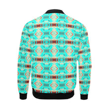 Load image into Gallery viewer, Gathering Earth Turquoise Bomber Jacket for Men
