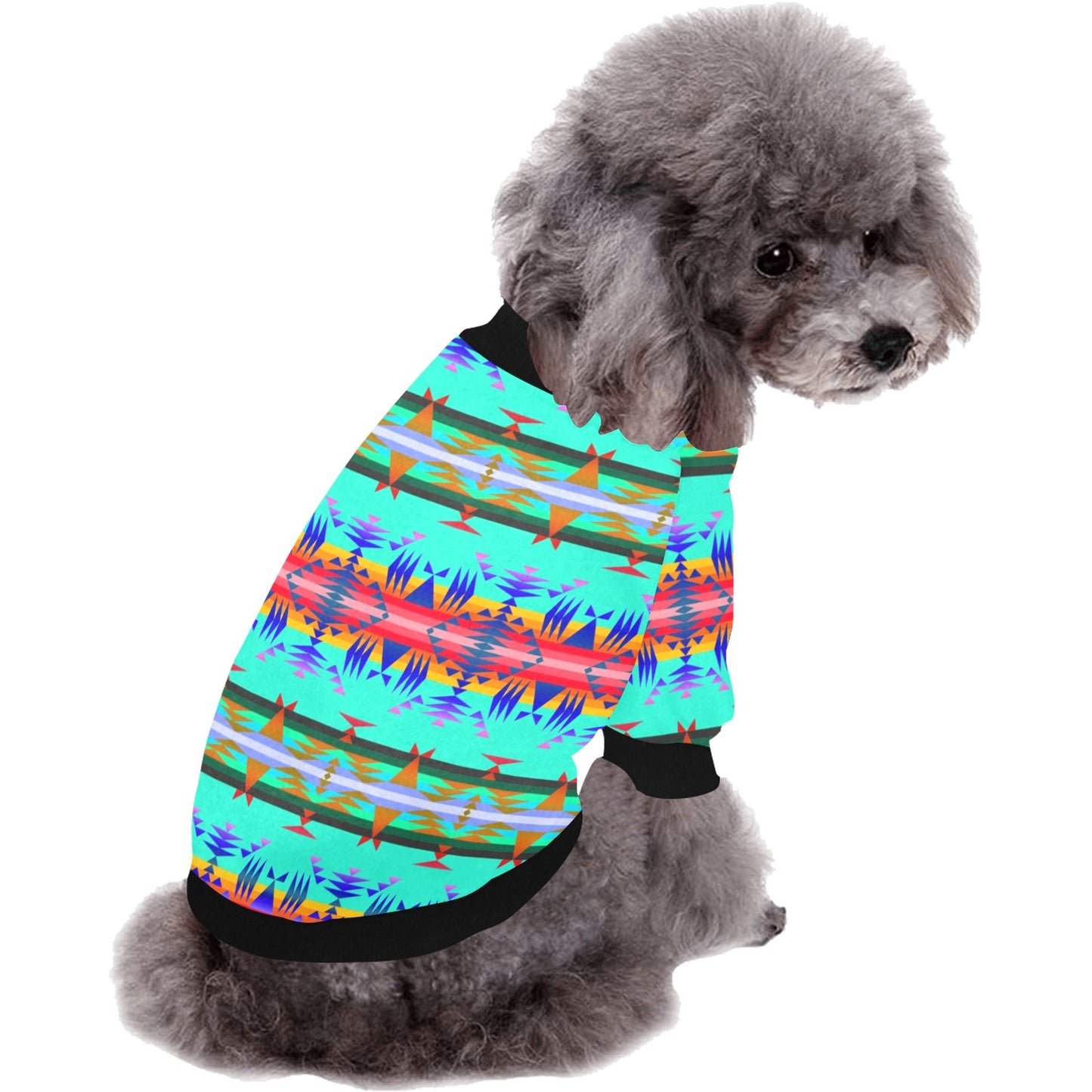 Between the Mountains Spring Pet Dog Round Neck Shirt