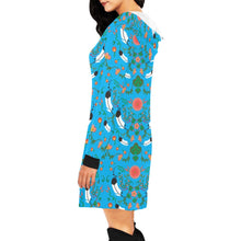 Load image into Gallery viewer, New Growth Bright Sky Hoodie Dress
