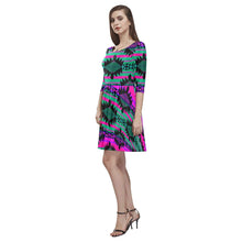 Load image into Gallery viewer, Okotoks Moonlight Tethys Half-Sleeve Skater Dress
