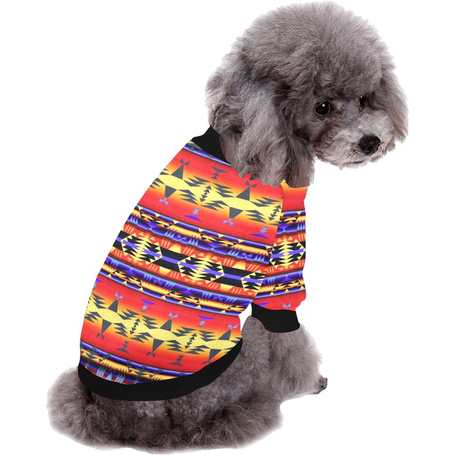 Between the San Juan Mountains Pet Dog Round Neck Shirt