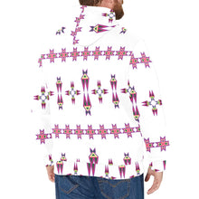 Load image into Gallery viewer, Four Directions Lodge Flurry Men&#39;s Long Sleeve Fleece Hoodie
