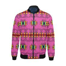 Load image into Gallery viewer, Sacred Trust Pink Bomber Jacket for Men
