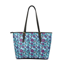 Load image into Gallery viewer, Beaded Nouveau Marine Leather Tote Bag
