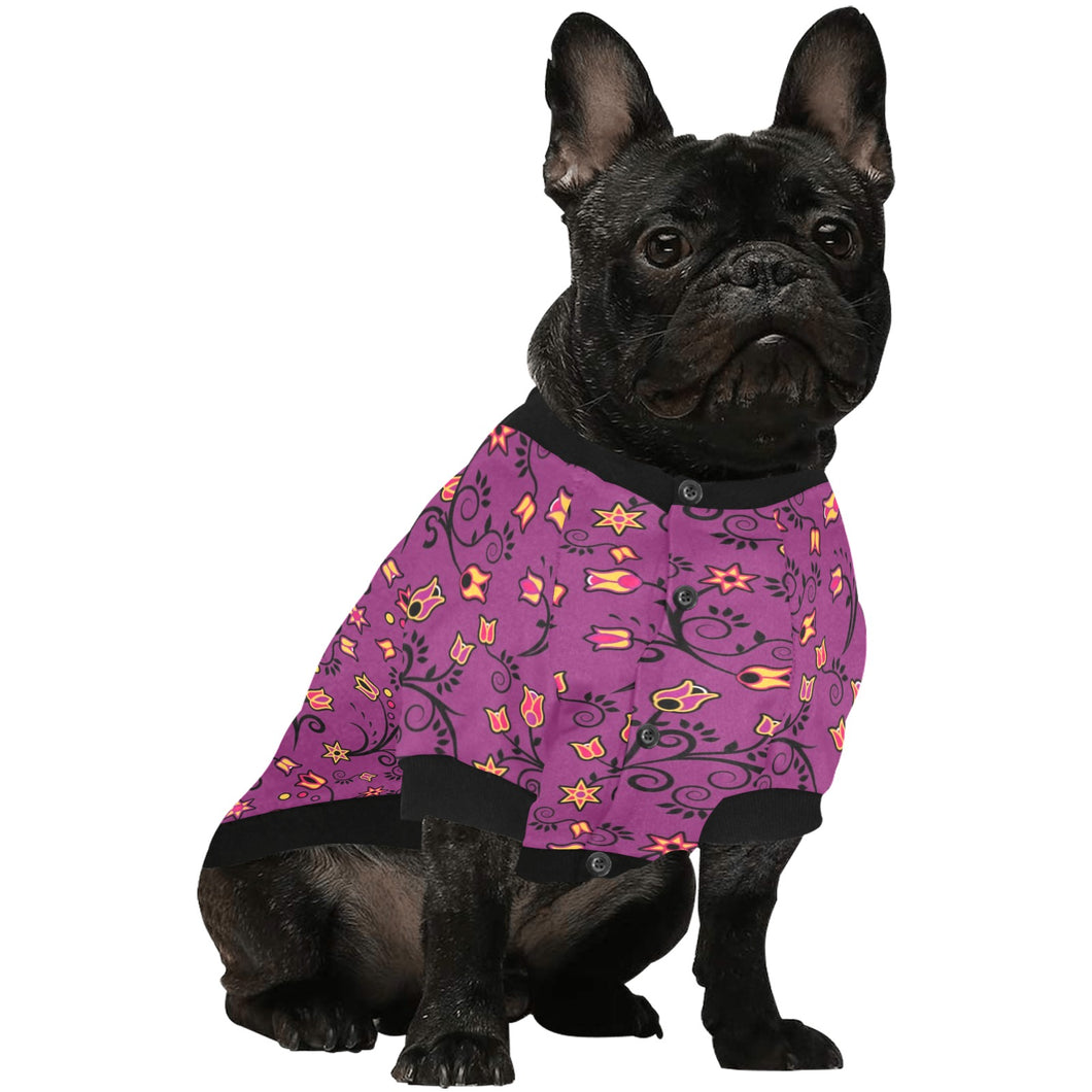 Lollipop Star Pet Dog Round Neck Shirt