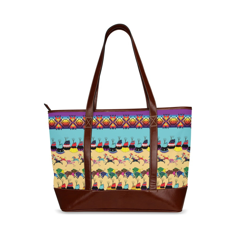 Prairie Bison Tote Handbag