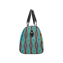 Load image into Gallery viewer, Diamond in the Bluff Turquoise Waterproof Travel Bag
