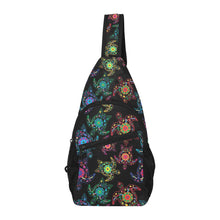 Load image into Gallery viewer, Neon Floral Turtles Chest Bag
