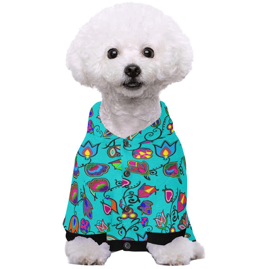 Indigenous Paisley Sky Pet Dog Hoodie