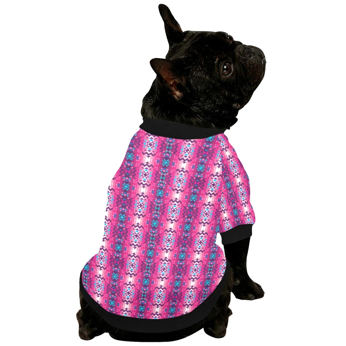 Bright Wave Pet Dog Round Neck Shirt
