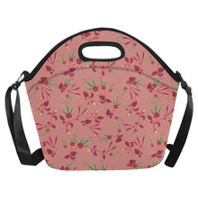 Load image into Gallery viewer, Swift Floral Peach Rouge Remix Neoprene Lunch Bag/Large
