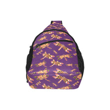 Load image into Gallery viewer, Gathering Yellow Purple Chest Bag
