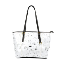 Load image into Gallery viewer, Ledger Dables White Leather Tote Bag
