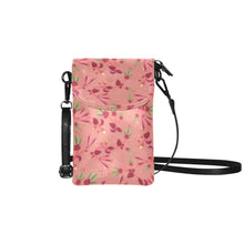 Load image into Gallery viewer, Swift Floral Peach Rouge Remix Small Cell Phone Purse
