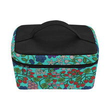 Load image into Gallery viewer, Takwakin Harvest Turquoise Cosmetic Bag/Large
