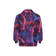 Load image into Gallery viewer, Animal Ancestors 3 Blue Pink Swirl Men&#39;s Long Sleeve Fleece Hoodie
