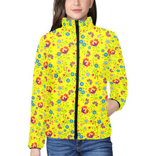 Load image into Gallery viewer, Fleur Indigine Mais Women&#39;s Stand Collar Padded Jacket
