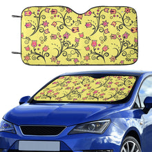 Load image into Gallery viewer, Key Lime Star Car Sun Shade 55&quot;x30&quot;
