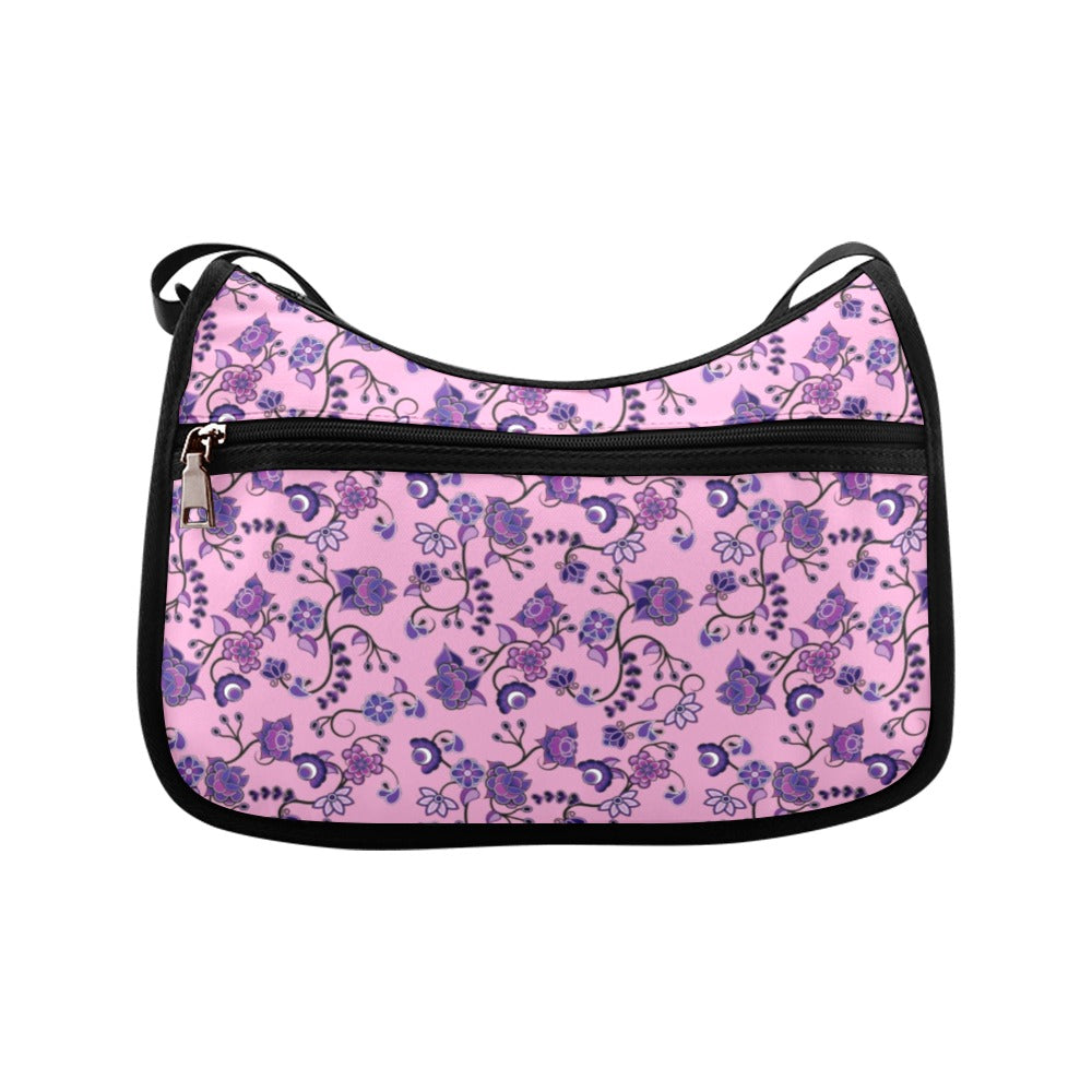 Purple Floral Amour Crossbody Bags