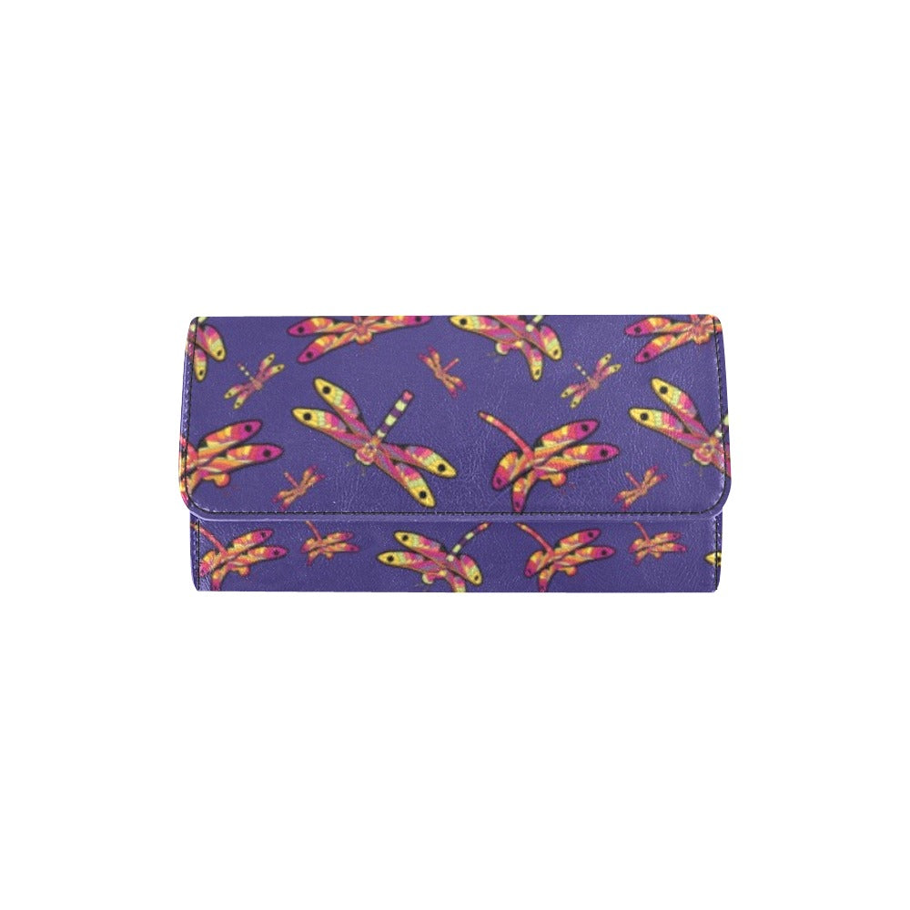 Gathering Purple Women's Trifold Wallet