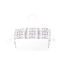 Load image into Gallery viewer, Quilled Divine White Clover Canvas Tote Bag
