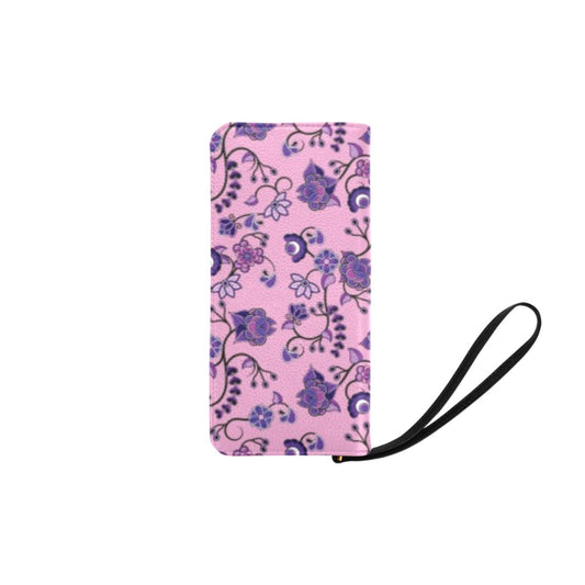 Purple Floral Amour Women's Clutch Purse