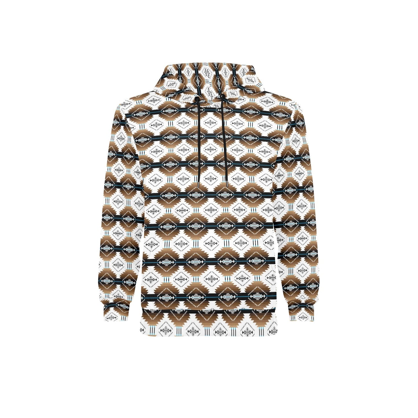 Cofitichequi White Men's Long Sleeve Fleece Hoodie