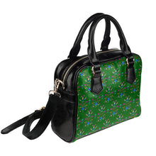 Load image into Gallery viewer, Dakota Damask Green Shoulder Handbag
