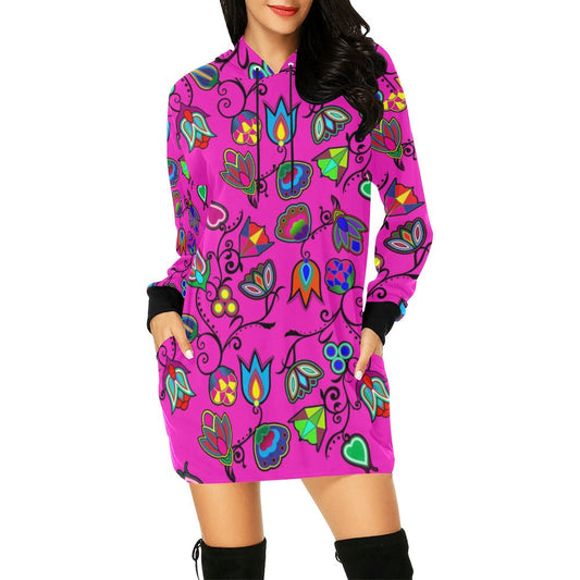 Indigenous Paisley Hoodie Dress