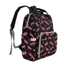 Load image into Gallery viewer, Gathering Noir Multi-Function Diaper Backpack/Diaper Bag
