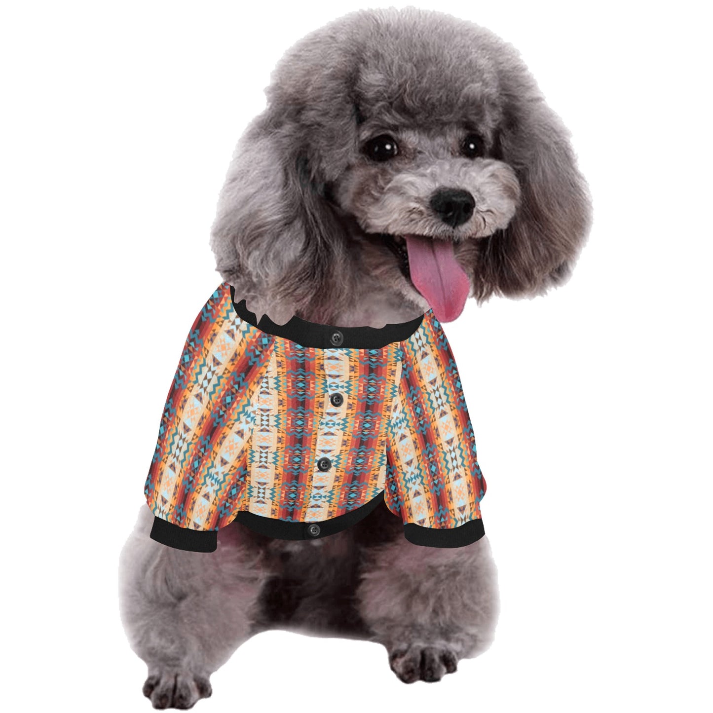 Dark Sandway Pet Dog Round Neck Shirt