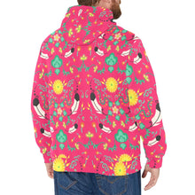 Load image into Gallery viewer, New Growth Pink Men&#39;s Long Sleeve Fleece Hoodie
