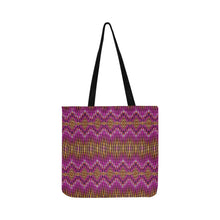 Load image into Gallery viewer, Fire Feather Pink Reusable Shopping Bag
