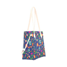 Load image into Gallery viewer, Bee Spring Twilight Clover Canvas Tote Bag
