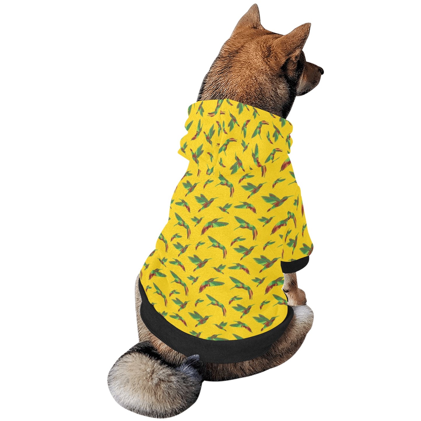 Red Swift Yellow Pet Dog Hoodie