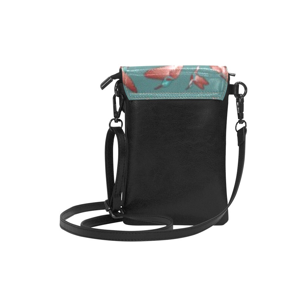 Red Swift Turquoise Small Cell Phone Purse