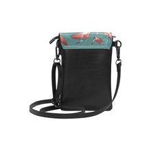 Load image into Gallery viewer, Red Swift Turquoise Small Cell Phone Purse
