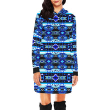 Load image into Gallery viewer, Force of Nature Winter Night Hoodie Dress
