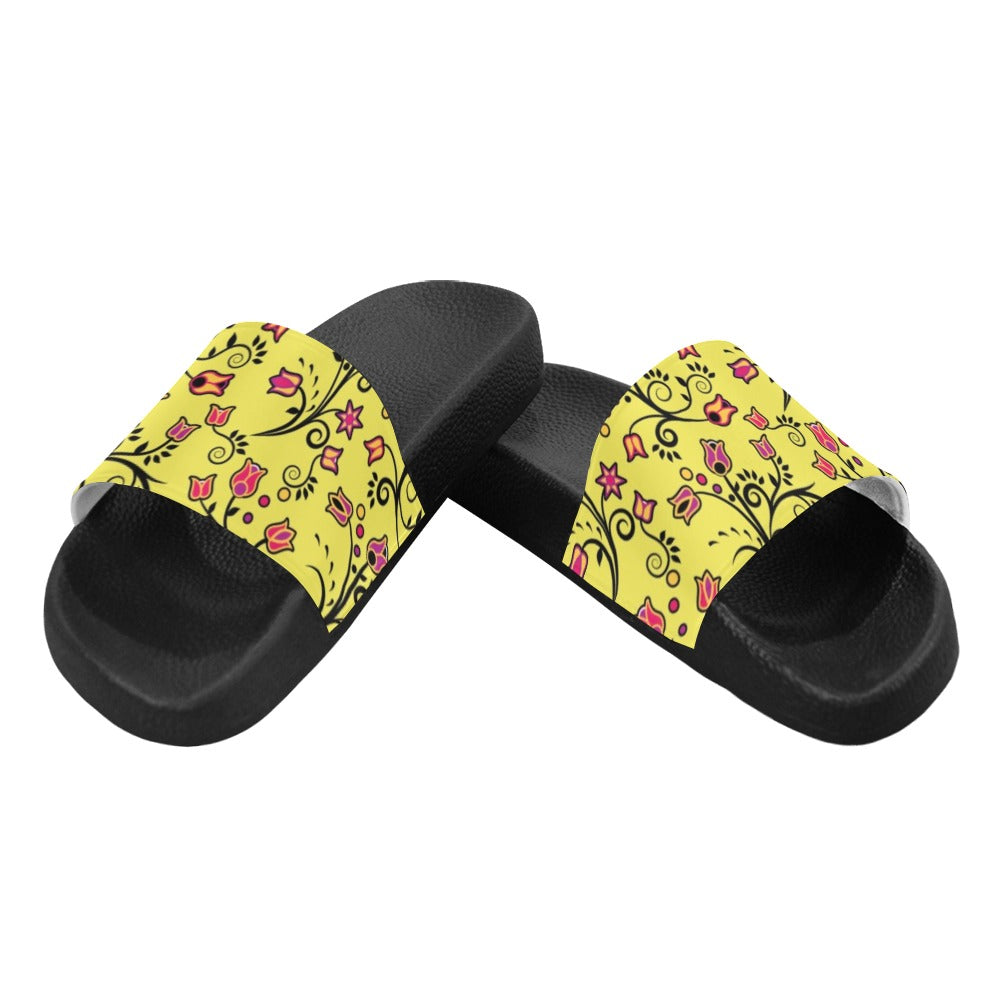 Key Lime Star Women's Slide Sandals