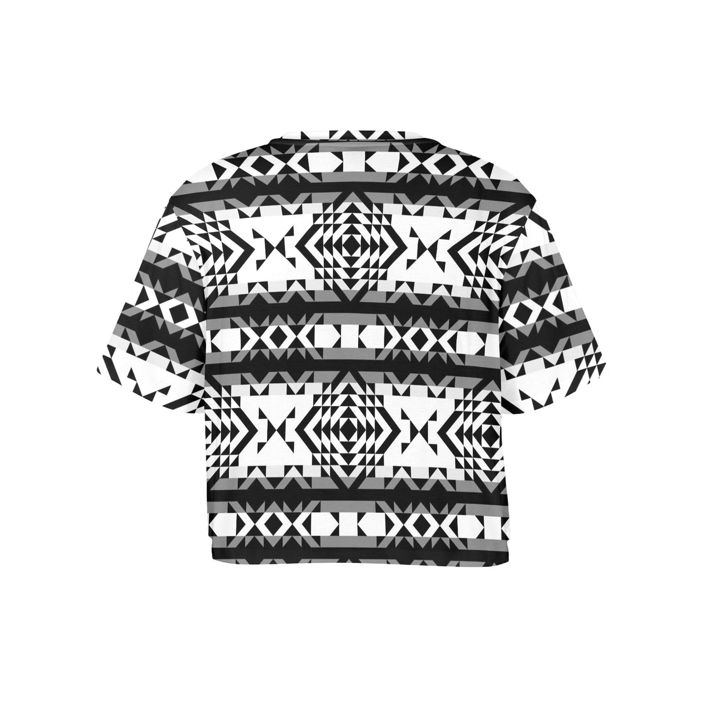 Black Rose Blizzard Crop Top