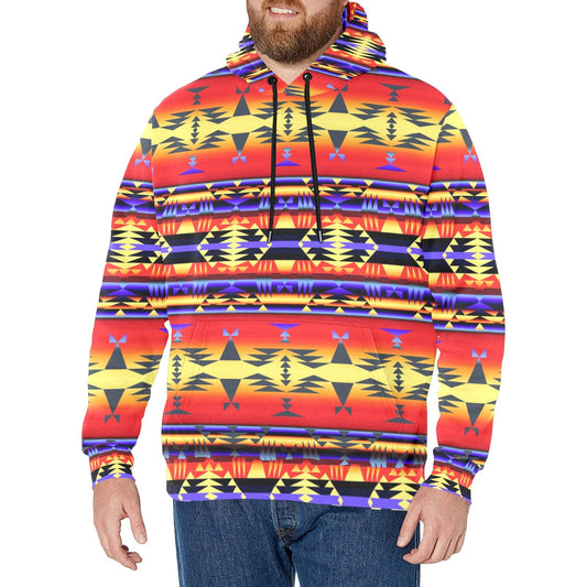 Between the San Juan Mountains Men's Long Sleeve Fleece Hoodie