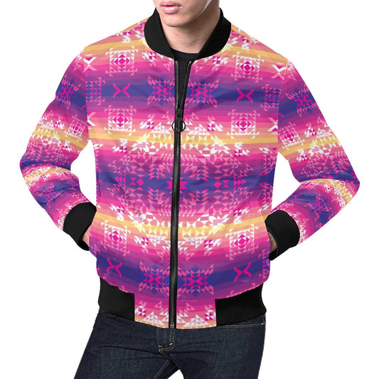 Soleil Overlay Bomber Jacket for Men