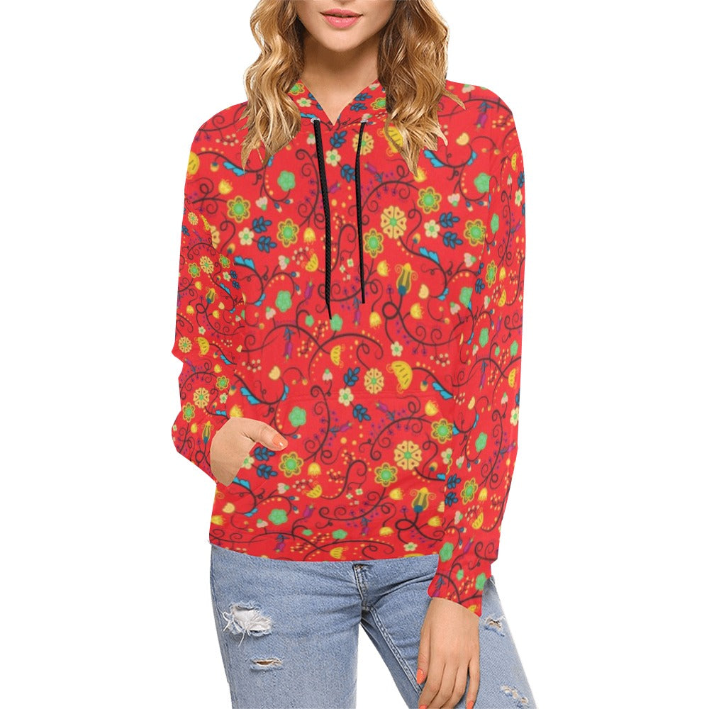 Nipin Blossom Fire Hoodie for Women