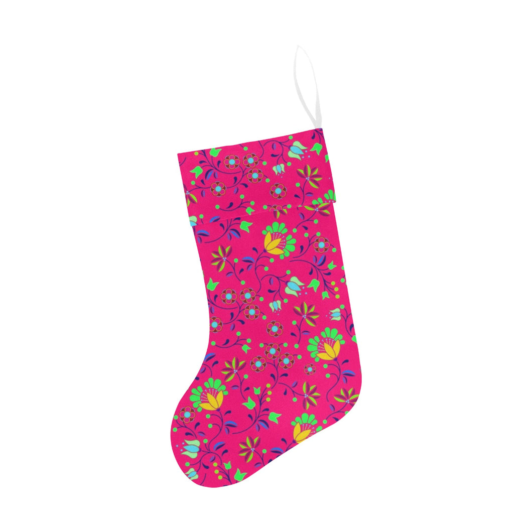 Fleur Indigine Rouge Christmas Stocking