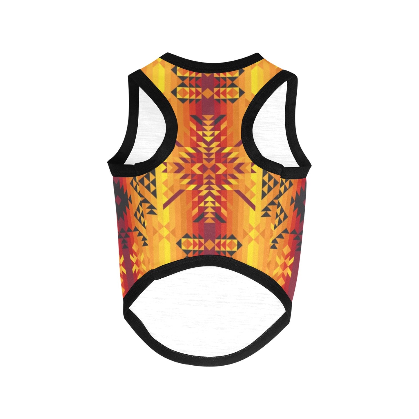 Desert Geo Yellow Red Pet Tank Top