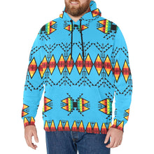 Load image into Gallery viewer, Sacred Trust Sky Men&#39;s Long Sleeve Fleece Hoodie
