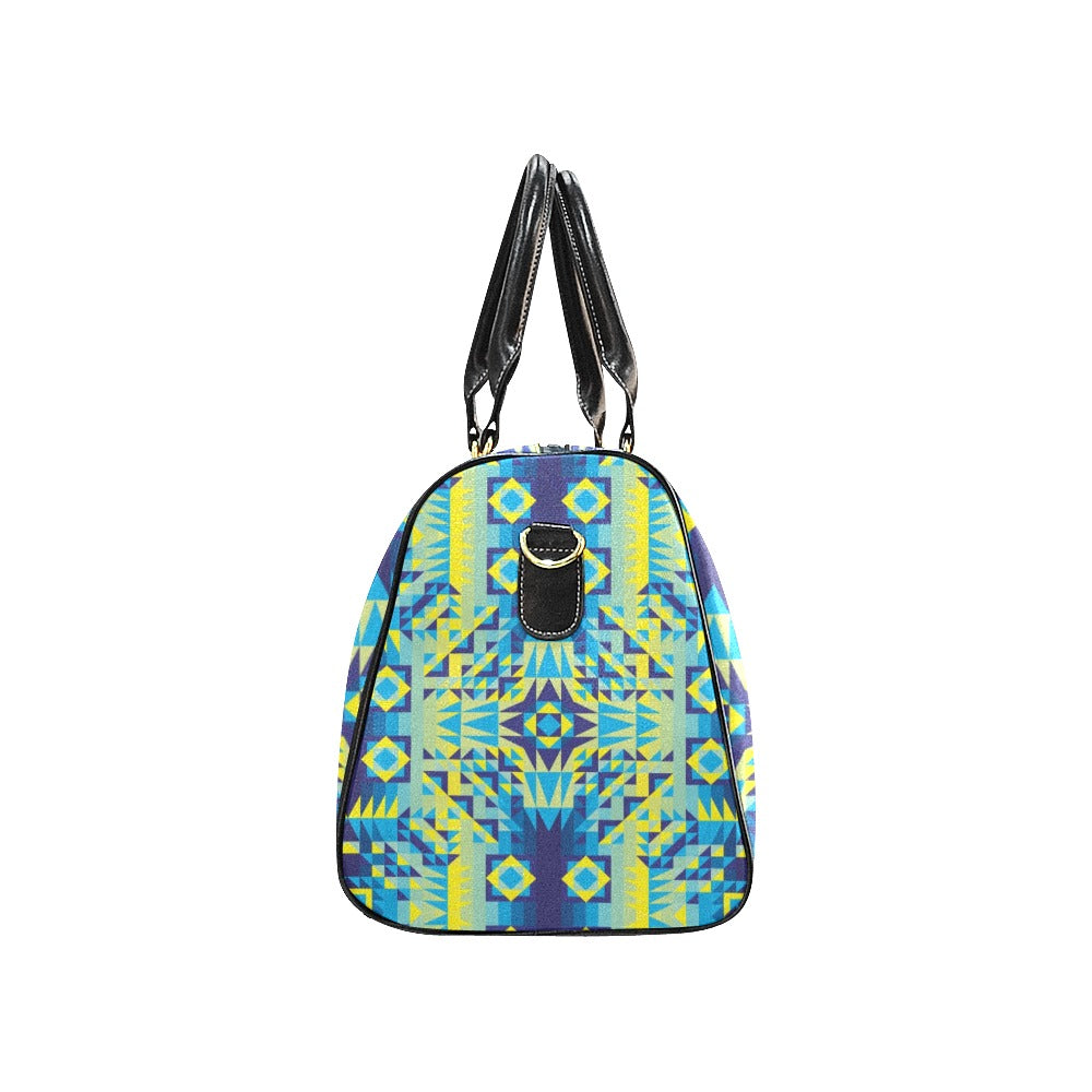 Kaleidoscope Jaune Bleu New Waterproof Travel Bag/Small