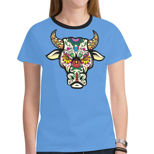 Bull Spirit Guide Blue Tee