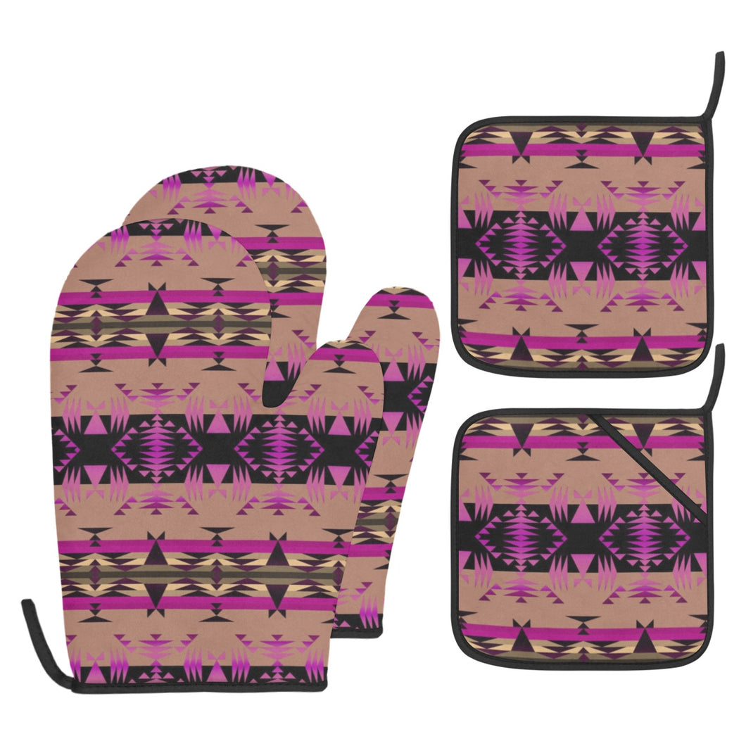 Between the Mountains Berry Oven Mitt & Pot Holder