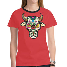 Load image into Gallery viewer, Bull Spirit Guide (Red) New T-shirt for Women
